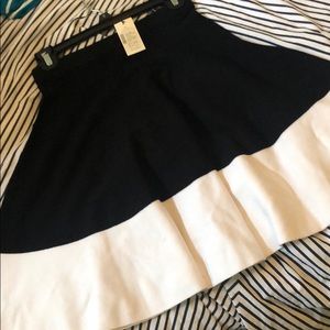 Black and white skirt